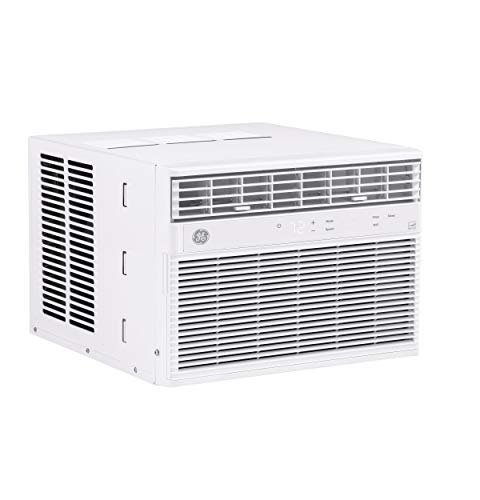 GE Window Air Conditioner 12000 BTU, Wi-Fi Enabled, Energy-Efficient Cooling for Large Rooms, 12K BTU Window AC Unit with Easy Install Kit, Control Using Remote or Smartphone App