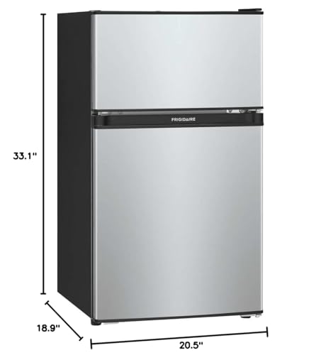 Frigidaire 3.1 Cu. Ft. Compact Refrigerator in Silver Mist