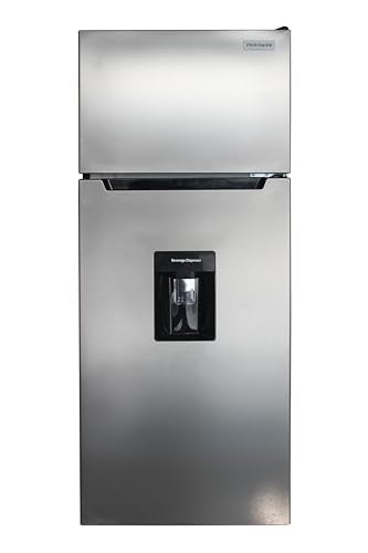 Frigidaire EFR7606-COM Platinum Combo, 7.5 cu. ft. Capacity Apartment Size Fridge with Freezer, Built-in Water Dispenser, Quicksilver
