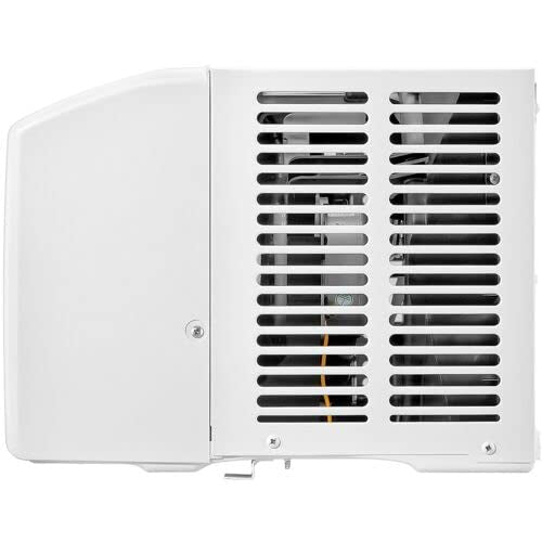LG 12,000 BTU Window Air Conditioner, 115V, Cools 550 Sq.Ft. for Bedroom, Living Room, Apartment, Quiet Operation, Electronic Control with Remote, 3 Cooling & Fan Speeds, Auto Restart, White