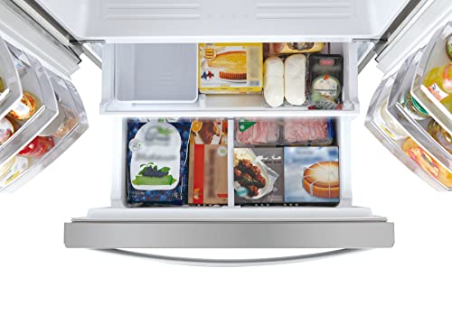 Kenmore 4673025 26.1 cu.ft. Non-Dispense French Door Refrigerator with Active Finish, cu. ft, Fingerprint Resistant Stainless Steel