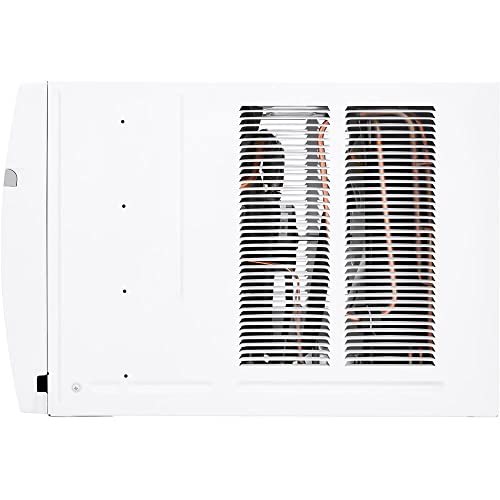 LG 12,000 BTU Window Air Conditioner, 115V, Cools 550 Sq.Ft. for Bedroom, Living Room, Apartment, Quiet Operation, Electronic Control with Remote, 3 Cooling & Fan Speeds, Auto Restart, White