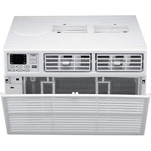 Whirlpool 12,000 BTU 115V Window Air Conditioner & Dehumidifier with Remote Control, Window AC Unit for Apartment, Bedroom, & Medium/Large Rooms up to 550 Square Feet in White