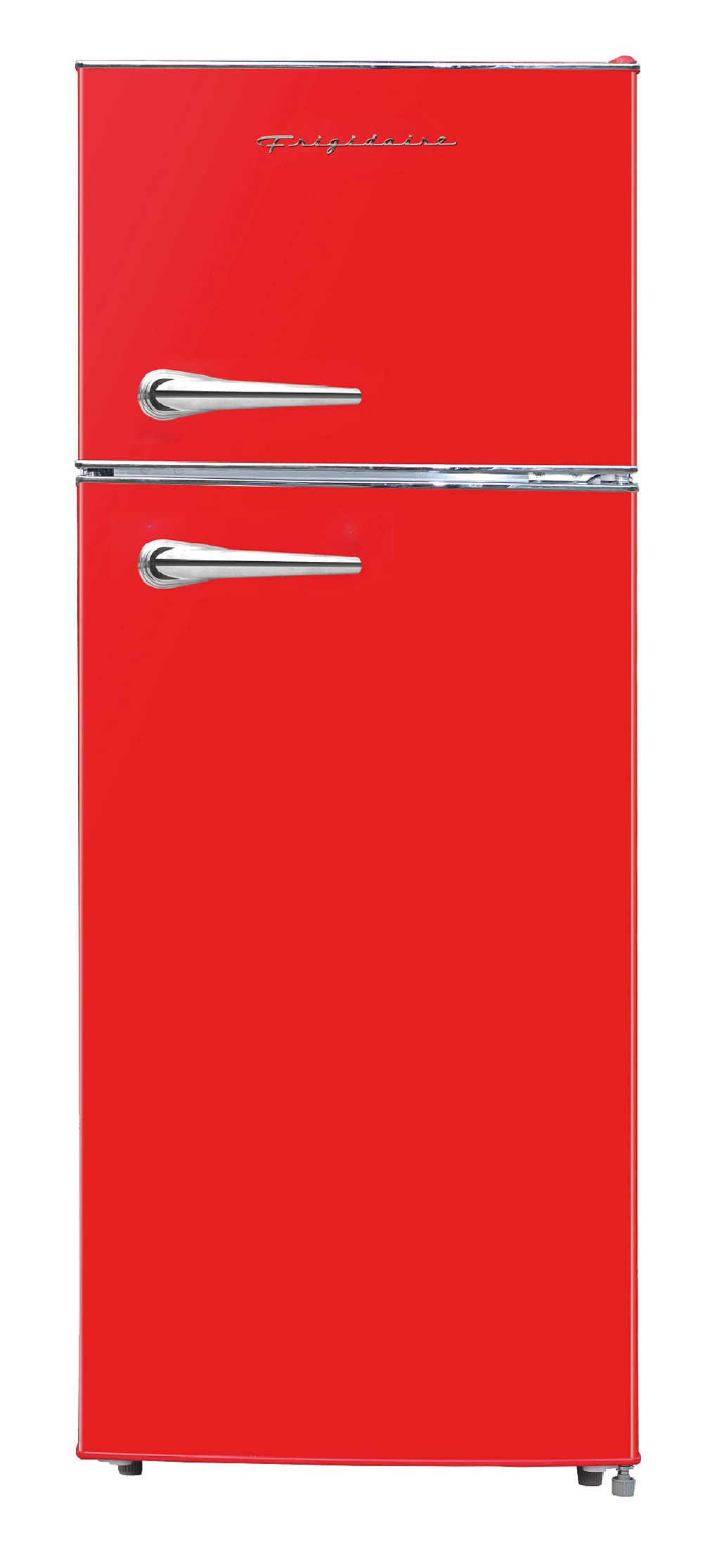 Frigidaire EFR786-RED EFR786 Retro Apartment Size Refrigerator with Top Freezer-2 Door Fridge with 7.5 Cu Ft of Storage Capacity, Adjustable Spill-Proof Shelves, Door & Crisper Bins, Red