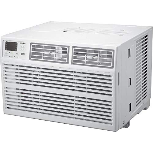 Whirlpool 12,000 BTU 115V Window Air Conditioner & Dehumidifier with Remote Control, Window AC Unit for Apartment, Bedroom, & Medium/Large Rooms up to 550 Square Feet in White