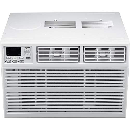 Whirlpool 12,000 BTU 115V Window Air Conditioner & Dehumidifier with Remote Control, Window AC Unit for Apartment, Bedroom, & Medium/Large Rooms up to 550 Square Feet in White