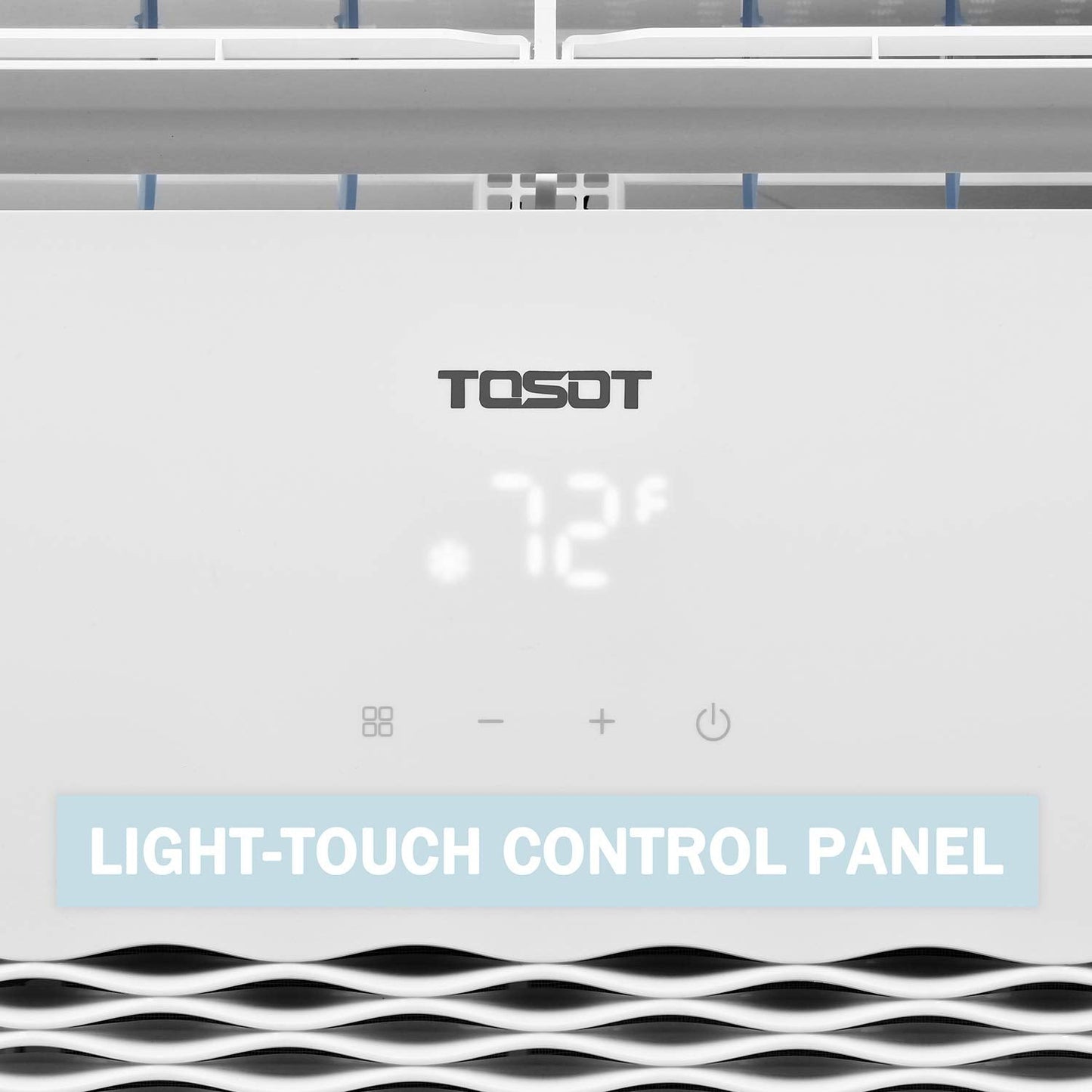 TOSOT 10,000 BTU Window Air Conditioner - Energy Star, Modern Design, and Temperature-Sensing Remote - Window AC for Bedroom, Living Room, and attics up to 450 sq. ft. , White
