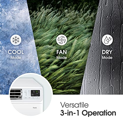 LG 10000 BTU Window Air Conditioners [2023 New] Dual Inverter Remote WiFi Enabled App Ultra-Quiet Washable Filter Cools 450 Sq.Ft AC Unit air conditioner Easy Install White LW1022FVSM