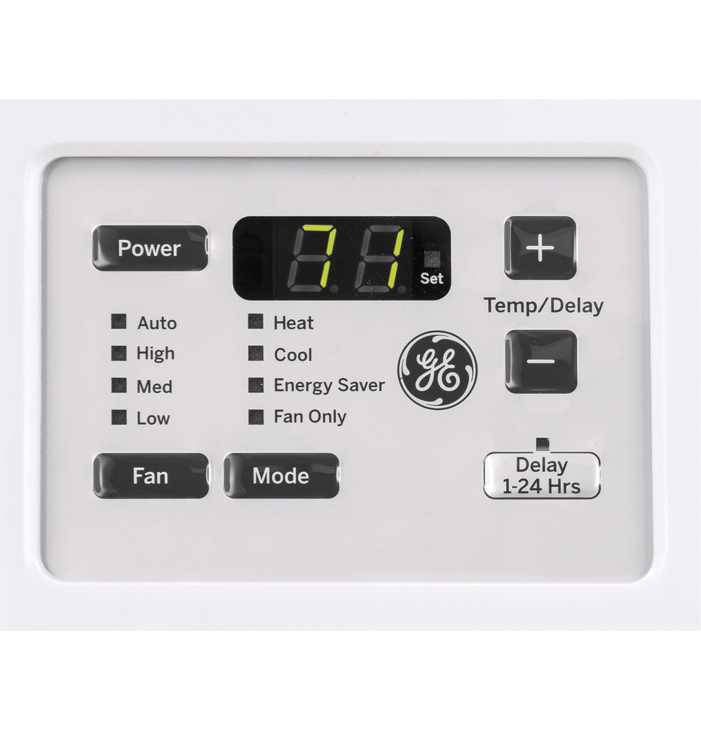 GE AHE12DX 12,000 BTU Heat/Cool Electronic Window Air Conditioner for Large Rooms up to 550 sq. ft. (Renewed)