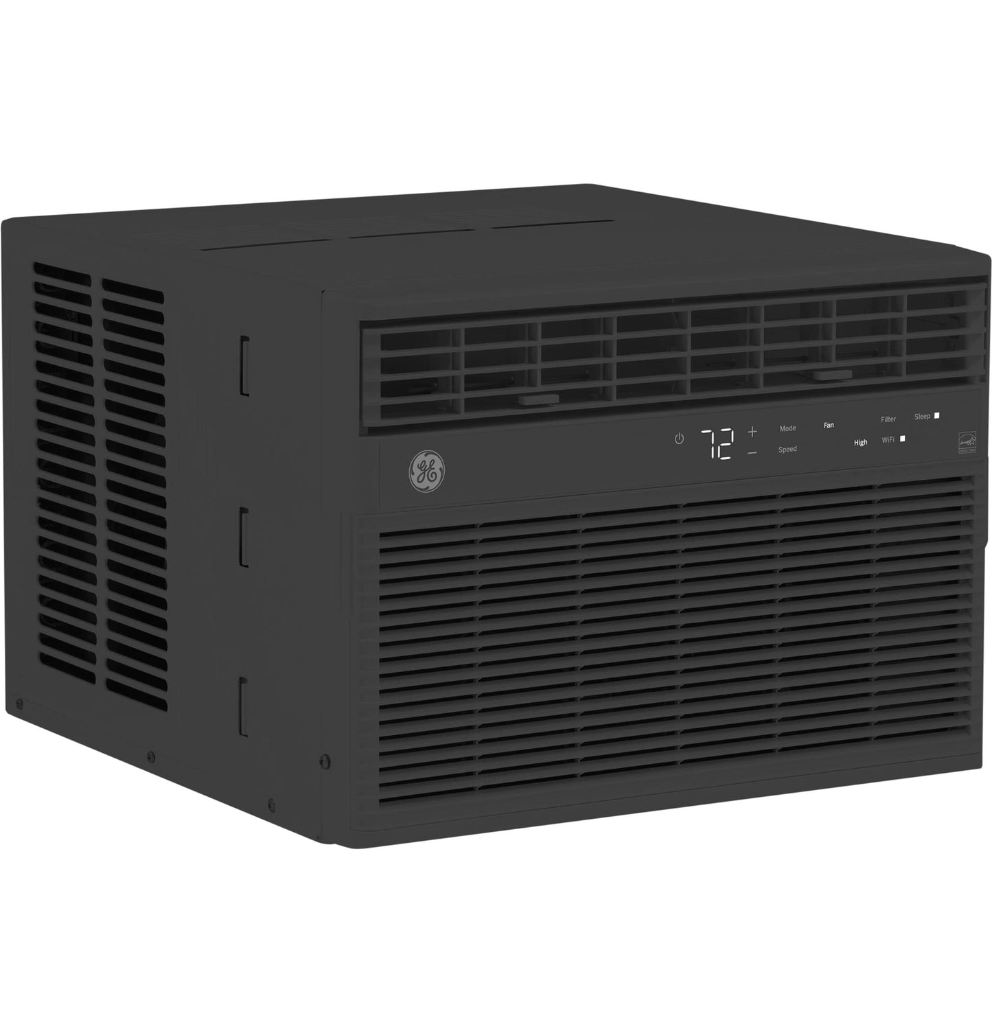 GE Window Air Conditioner 12000 BTU, Wi-Fi Enabled, Energy-Efficient Cooling for Large Rooms, 12K BTU Window AC Unit with Easy Install Kit, Control Using Remote or Smartphone App