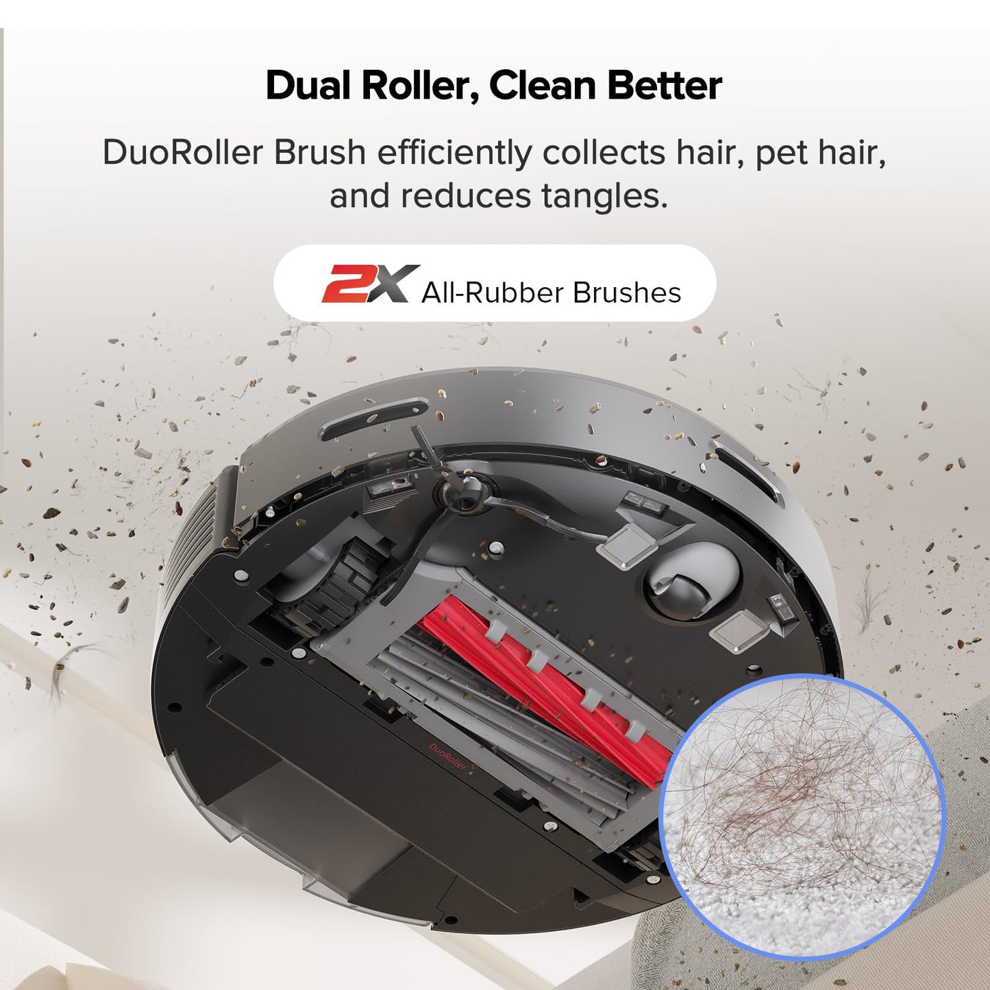 roborock Q5 Max+ Robot Vacuum with Self-Empty Dock, Upgraded from Q5+, 5500 Pa Suction, DuoRoller Brush, Hands-Free Cleaning for up to 7 Weeks, PreciSense LiDAR Navigation, App & Voice Control