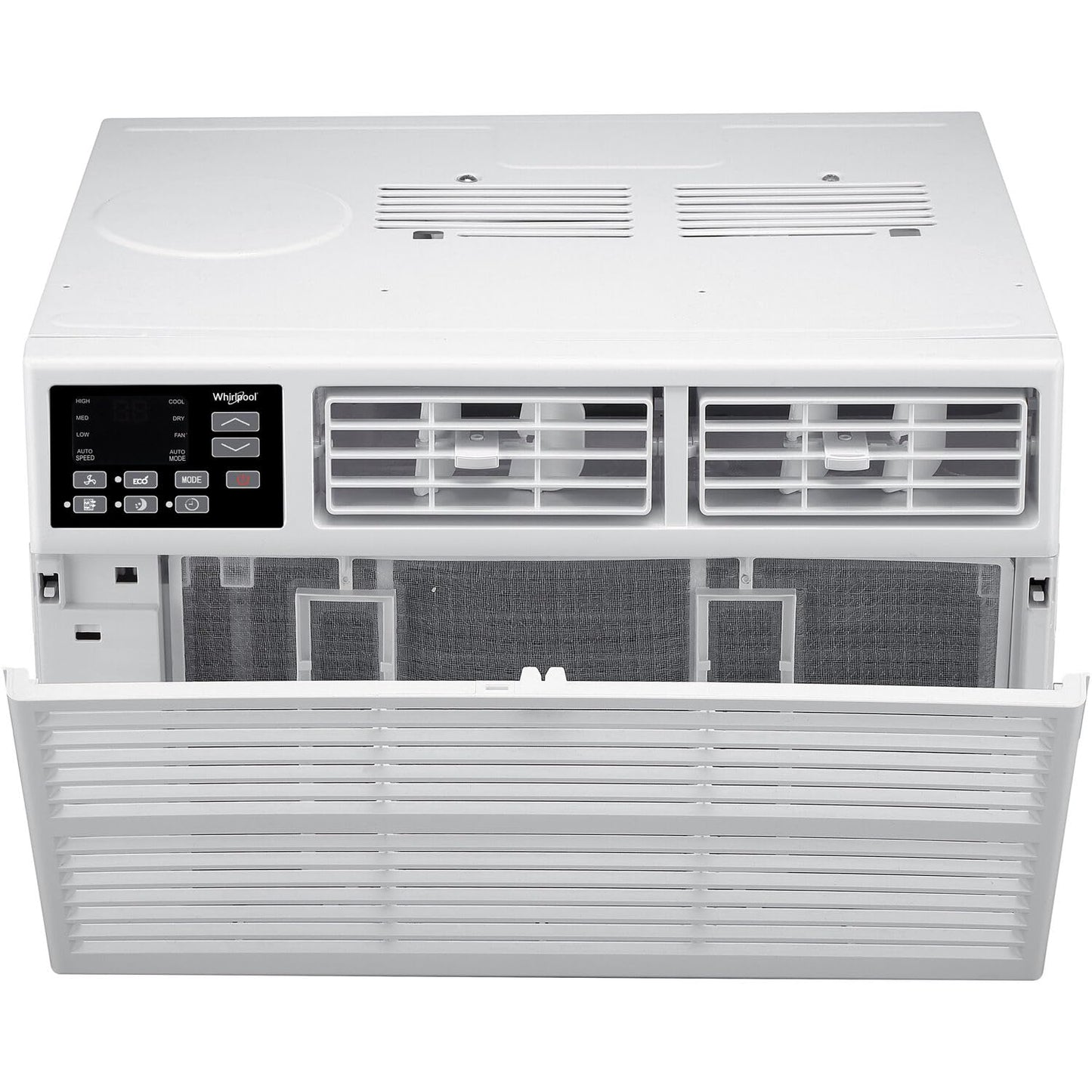 Whirlpool 10,000 BTU Window Air Conditioner, 115V, Window AC for Rooms up to 450 Sq.Ft with Remote Control, White
