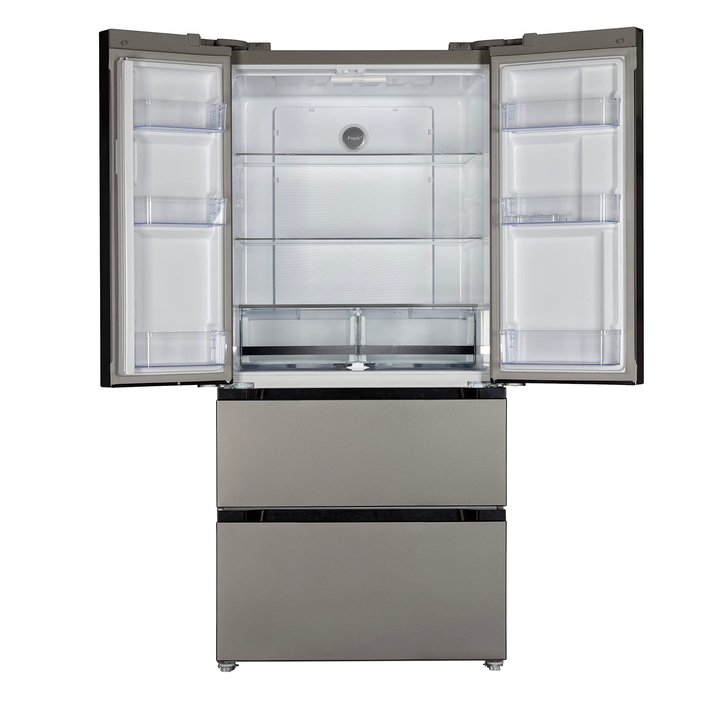 Avanti FFFDD18L3S FFFDD Frost Free French Door Refrigerator, 18.0, Stainless Steel, 18 cu. ft