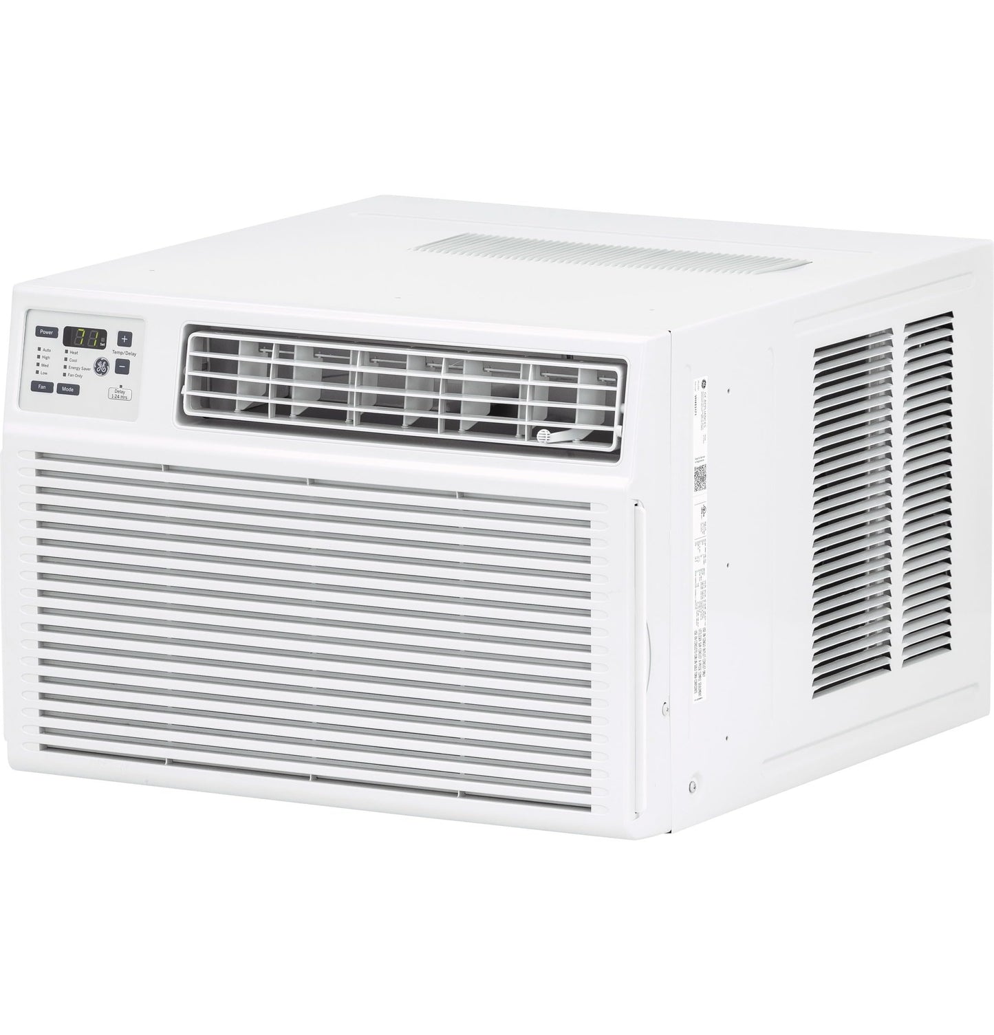GE AHE12DX 12,000 BTU Heat/Cool Electronic Window Air Conditioner for Large Rooms up to 550 sq. ft. (Renewed)